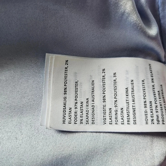 Bardot Cut Out Slit Classy Midi Fitted Cocktail Dress in Light Blue Size XXL. - Picture 14 of 15